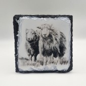 Slate Coaster Bespoke Printing MATT finish